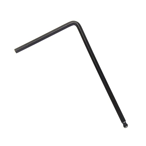 ERINGOGO ギターレンチ 弦楽器修理レンチ ギターの鍵 道具 トラスロッドキー ギターの六角棒 ギターツール トラスロッドレンチ プロのギタートラスロッド ギター六角レンチ 金属 Black