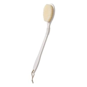 Healifty Doucheborstel Handgreep Rug Struikgewas Bad Borstel Borstel Zachte Lichaam Peeling Borstel Huishoudelijk Lichaam Exfoliator Wit Wit