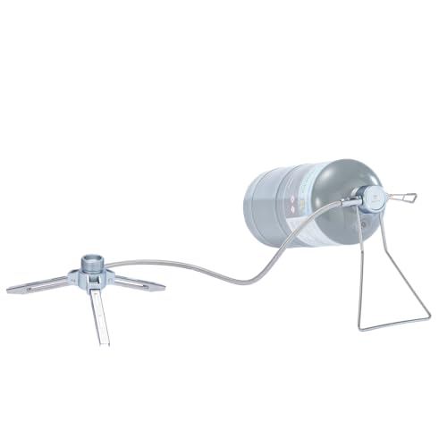 SOOYEAH Remote Base for propane stove, 1lb Propane Tank Input and 1LB Propane Tank Connection(CGA600 Connection) Output,Camping Stove Adapter Gas Converter for Outdoor Camping Stove