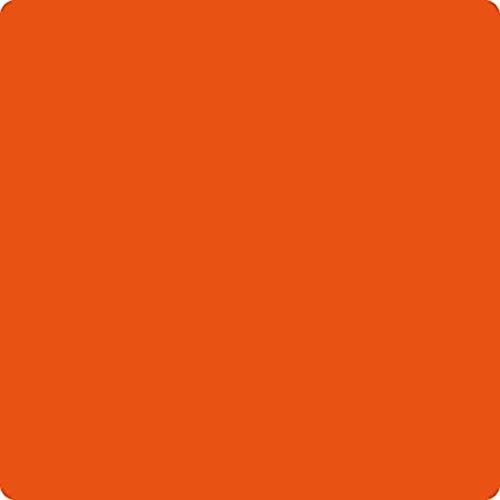 Étiquettes carrées vierges fluo 10 cm à haute visibilité orange