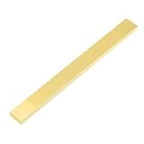 uxcell H62 Brass Flat Bar Stock, 0.12