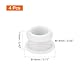 QUARKZMAN Silikonstopfen Silikon Lochstopfen Gummistopfen Blindstopfen Abdeckstopfen Flush Typ Panel Rund für wasserdichte Dichtungsstopfen Weiß 14mm, Packung mit 4