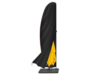 Housse Parasol Déporté 2,7-3,4m Oxford 420D Imperméable Fermeture Éclair - Raword