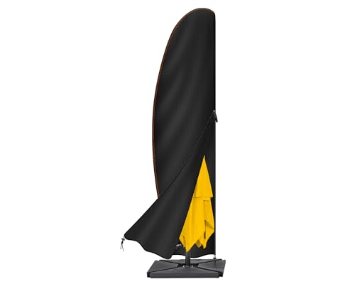 Raword Housse Parasol Déporté en Tissu Oxford 420D...