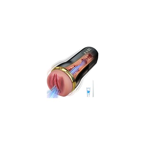 Automatic Male Masturbator Sex Toys for Men Masturbation-Bestvibe Realistic Pocket Pussy with 5 Suction&10 Vibration,Vibrating Male Masturbator Cup Male Sex Toys Sex Machine with Textured Channels