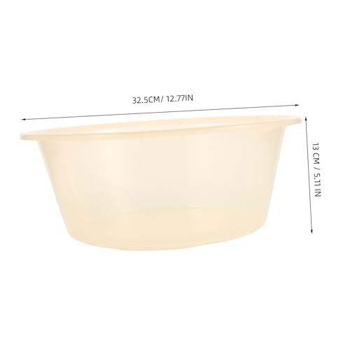 Bañera plástica transparente para pies, espaciosa y duradera miniatura 2