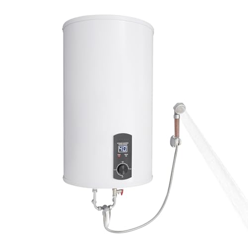 LANNADD 70L Warmwasserboiler, Elektro Warmwasserspeicher 25- 75°C Temperatur einstellbar mit LED- Temperaturdisplay, vertikale Wandmontage, Warmwasserspeicher, Boiler, Wasserboiler- für Küch-6