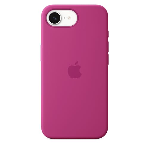 Image of Apple iPhone 16e Silicone Case - Fuchsia 
