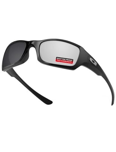 Image of PRO+ Polycarbonate Replacement Lenses & Nose Pads for Oakley Fives Squared(4+1) OO9238 Sunglasses
