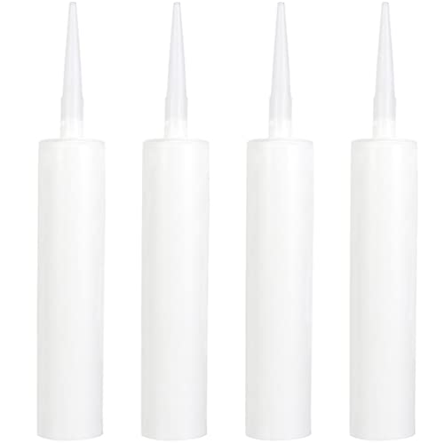 4 tubos plásticos vacíos para masilla de 33 cm miniatura 1