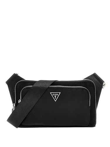 Guess Milano Bumbag S riñonera de hombre negra bolso de pecho casual