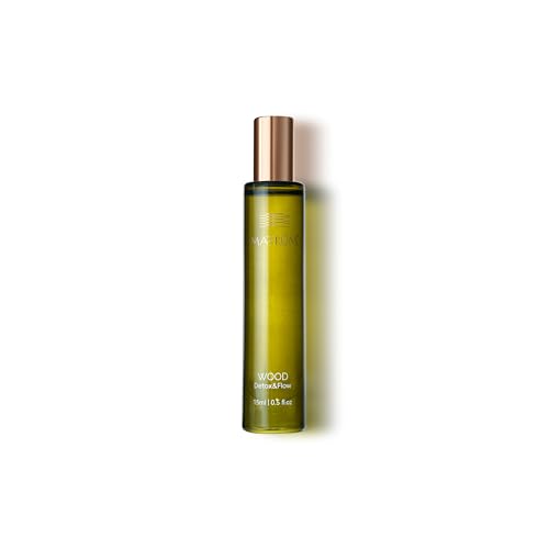 MATRÚM Wood Essential Oil Roller, Essential Oils for Anxiety & Stress Relief, Detox; Therapeutic Grade Aromatherapy Blend with Lavender + Sandalwood + Bergamot + Sweet Orange Oil, Woody Floral Aroma