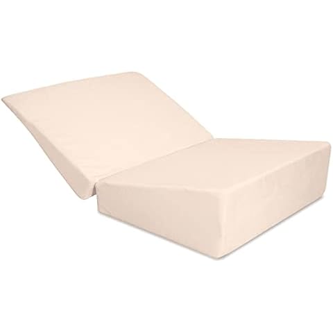 Contour Products Folding Bed Wedge Pillow, 7 Inches X 24 Inches X 24 Inches Cover