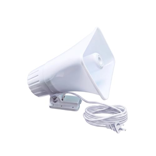 High Decibel High Power Outdoor Alarm Security Siren Long Range 80 Watts 120 Decibels Remotely Activate with Wi-Fi Socket (Sold Separately)