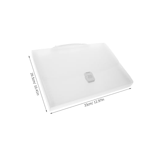 Organiseur de documents extensible VILLCASE classeur accordéon transparent A4 - 2