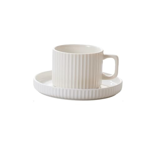 YDoLimmer Keramik Espressotasse mit Großer Untertasse 230ml...