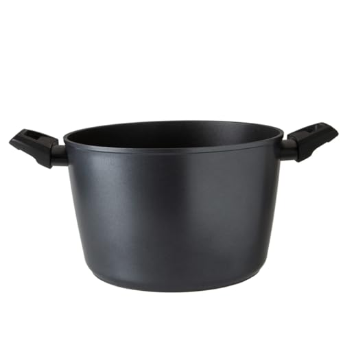 Pentola Alta Induzione, Pentola Cuocipasta, Interno Antiaderente, Spessore 4mm, Diametro 20cm e 24cm, Senza Coperchio (20cm)