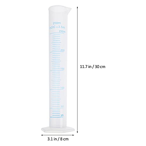 ULTECHNOVO 5 Unidades Cilindro Graduado Tubos De Centrífuga De Plástico Medindo Pequenos Tubos De Vi