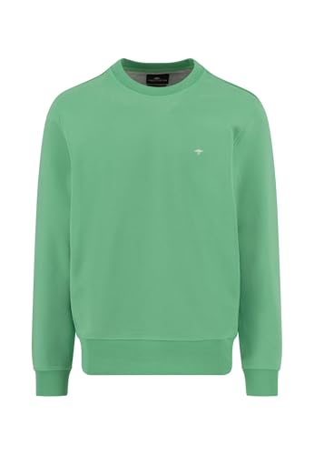 Sweat à col rond FYNCH-HATTON en coton premium pull bleu marine pour homme casual