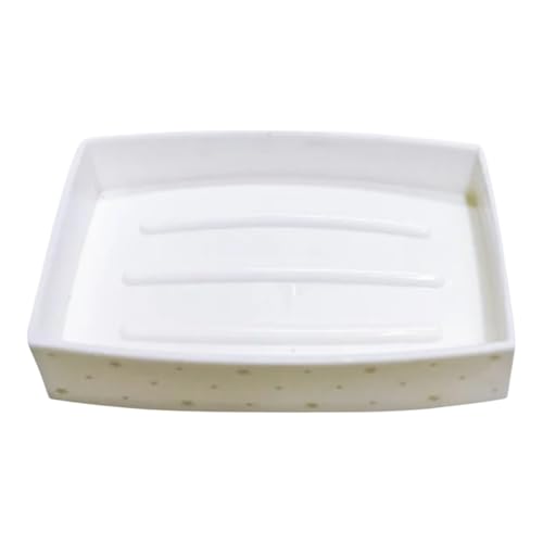 Image of Kookee Ceramic Soap Holder, Durable & Stylish Soap Dish for Bathroom & Kitchen (1 Piece) (08345-SH)