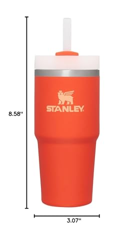Image of STANLEY Quencher H2.0 Tumbler with Straw 14 oz | Flowstate 3-Position Lid | Cup Holder Compatible for Travel | Insulated Stainless Steel Cup | BPA-Free | Tigerlily