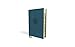NIV, Thinline Reference Bible (Deep Study at a Portable Size), Large Print, Leathersoft, Teal, Red Letter, Thumb Indexed, Comfort Print