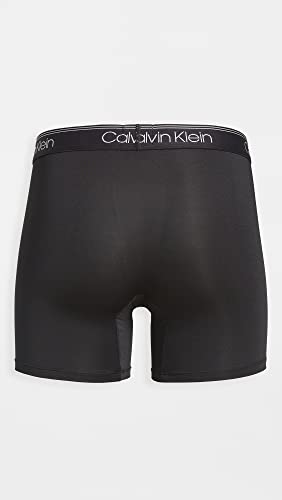 Calvin Klein Men's Micro Stretch 3-Pack Boxer Brief, 3 Black, M