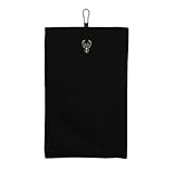 NORTHWEST Milwaukee Bucks NBA Team Logo Micro Fiber Tri-Fold Golf Towel 16 x 24 Inches