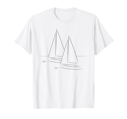 Segelboot Segel Segler Segeln Segelschiff T-Shirt