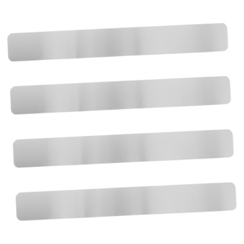 TEHAUX 4pcs Adhesive Strips for Bulletin Boards Wall Display Plates for Photos Notes and Announcements for Home Office School Use