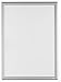 Price comparison product image Durable A2 Aluminium Snap Frames - Wall Mountable with Self-Adhesive Pads or Screws - Silver - Pack of 1 - Ideal for Displaying Menus, Posters, and More