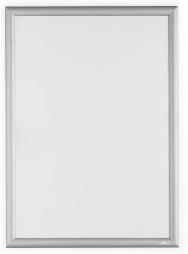 Durable Cornice a scatto in alluminio A2, antiriflesso, argento, 500823
