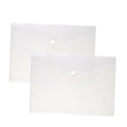 Pochettes polypropylène transparent A4 porte-documents plastique bouton pression office