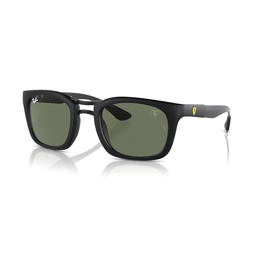 Ray-Ban Scuderia Ferrari Collection RB8362M Square Sunglasses for Men for Women +BUNDLE with ACCESSORY EYEWEAR KIT