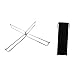 Menolana Foldable Cooler Stand Storage Bin Stand Heavy Duty Stainless Steel Compact Luggage Rack Ice Box Holder for Picnic BBQ Outdoor, Silver
