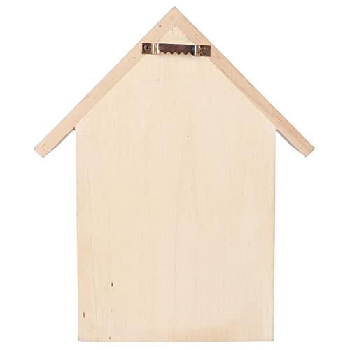 AFANGMQ Outdoor Mini Kiefer Holz Insekt Biene Haus Shelter Handarbeit Kunst Handwerk Garten Dekoration Ornament Insekt… – Bild 4