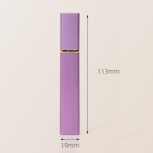 Image of AstonAndia 12ml Perfume Refill Bottle Refillable Perfume Bottle Mini Travel Empty Glass Spray Bottle with Extractor Pump,Funnel (Pink)