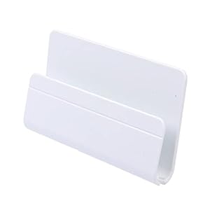 1 stks plakken stijl mobiele telefoon opladen houder beugel Praktische wandplank (Color : White)