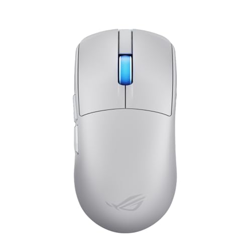 Image of ASUS ROG Harpe II Ace Wireless Esports Gaming Mouse - 2025, Pro-Tested, Right-Handed, 48g Lightweight, Tri-Mode Connectivity, 42K DPI, 8K Polling, 101Hr Battery, Web-Based Tool, PC /Mac Support - White