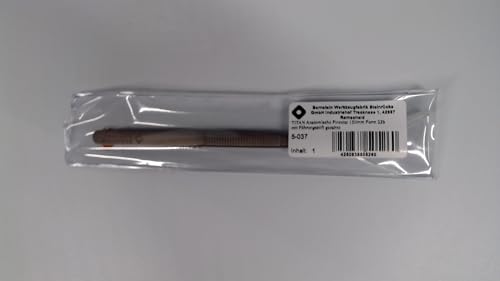 Bernstein 5-037 Angled Titanium Tweezers 150 mm, Silver - Image 3