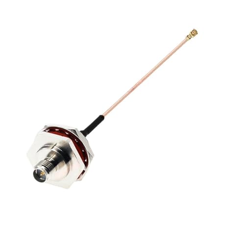 QYZLVCES(���X) 10��/���b�g SMA - IPX �P�[�u�� ��1���� RF1 ���X�W���b�N - RP-SMA ���X M16 �h���o���N�w�b�h RG178 �����P�[�u��(M16 RPSMA to RF1 F,60CM)