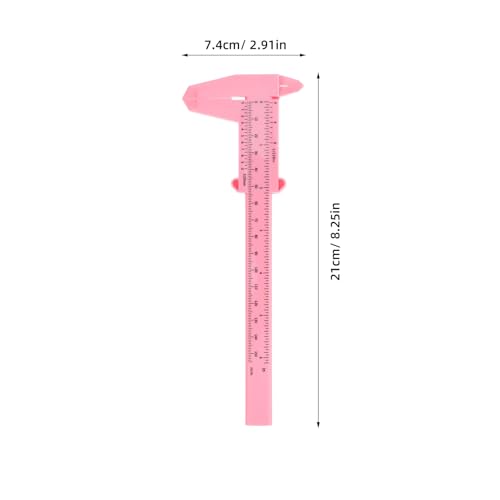 Calibrador deslizable plástico 15 cm 4 piezas DOITOOL miniatura 2
