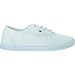 Produktbild Tommy Hilfiger Damen Sneaker Canvas Lace Up Schuhe, Weiß (White), 39