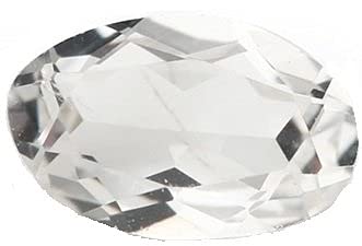 Zirconium blanc ovale 7x9mm AAA lot de 50 pierres pour remplacer vos strass ternes