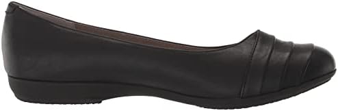 CLIFFS BY WHITE MOUNTAIN Clara Women's Ballet Flat, Black/Burnished/Smooth, 10 M | Image 5