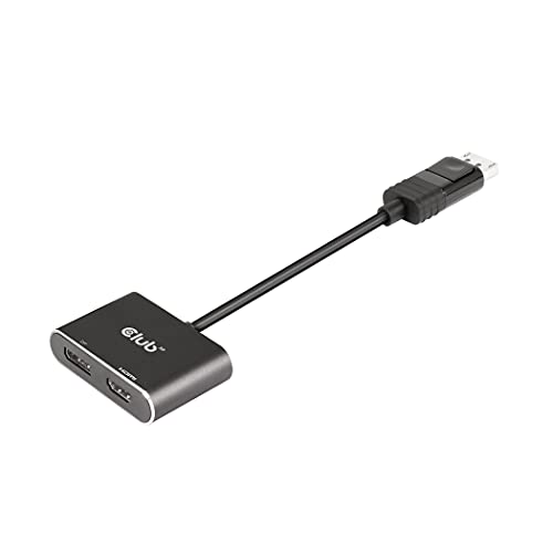 分配器・切替器 Club3D USB A to DisplayPort CSV-1477 Club 3D CSV-1477 USB 3.0 Type A to Dual Display Port 1.2 4K 60Hz