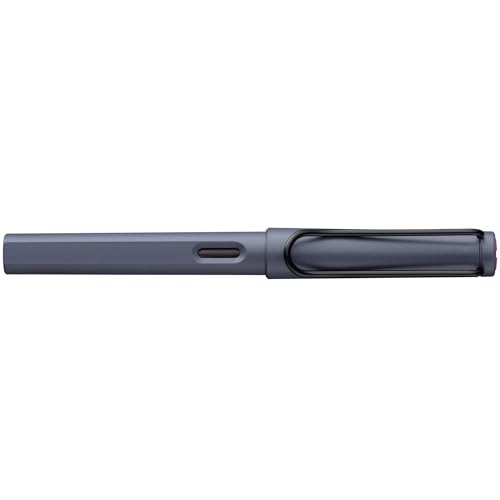 Image of Lamy Safari Pink Cliff Fountain Pen with Polished Steel Nib in Line Width F | Lamy Fountain pen with ergonomic grip - robust ASA plastic - incl. LAMY T 10 blue ink cartridge - right-handed users