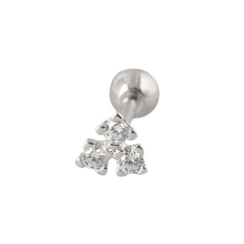 Boucles d'oreilles argent 925 minimalistes et scintillantes pour femme