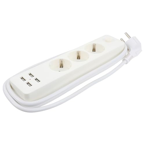Chargeur portable USB multiprise secteur coque ignifuge câble alimentation bureau