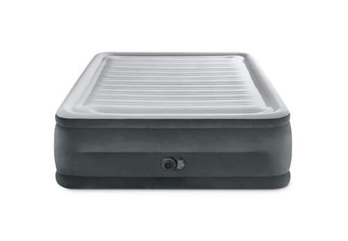 Miniatura 3 de Intex 64418 Comfort-Plush High-Rise Colchón Hinchable Doble, con Tecnología Fiber-Tech, de la Línea Dura-Beam Deluxe, Medidas 152x203x56 cm, Peso Máximo 272 kg